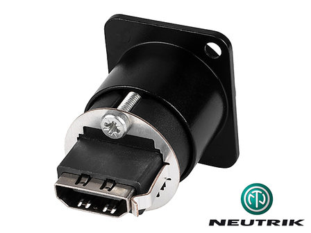  Adaptateur pass-through Neutrik NAHDMI-WB HDMI (noir)