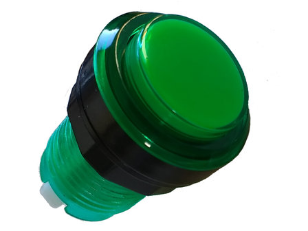 Translucent Led Arcade Push Button Green