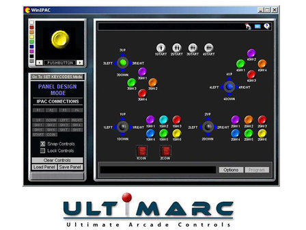 Ultimarc I-PAC 2 USB Keyboard Encoder Including Wiring Set of Your Choice