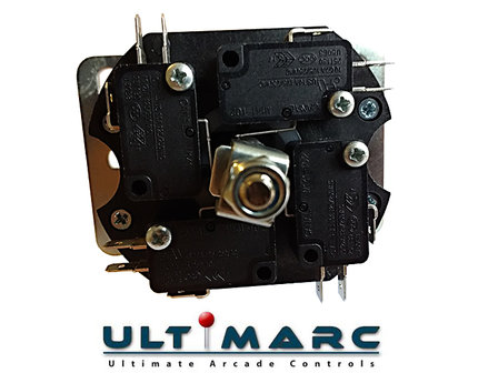 Ultimarc Mag Stik Plus Pull &#039;N&#039; Schalter 4/8-Wege Arcade Joystick Schwarz