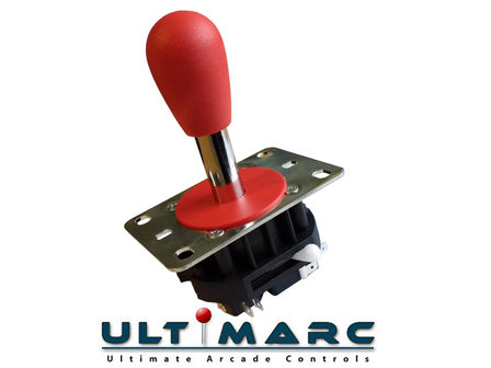 Ultimarc Mag Stik Plus Pull 'N' Switch 4/8-way Arcade Joystick Rood