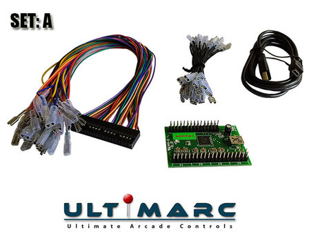 Ultimarc Mini PAC Keyboard Encoder Integrated Switch/Joystick/Trackball/Spinner Interface