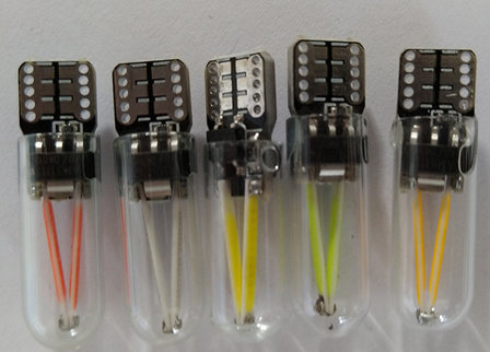 Lampe &agrave; Led 12V T10 COB Ultra Bright pour les boutons poussoirs &agrave; d&ocirc;me de 60mm et 100mm 