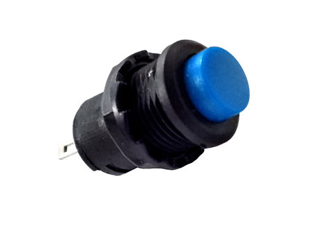 Mini interrupteur marche / arr&ecirc;t 250V 1.5A bleu