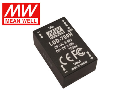 Mean Well LDD-700H DC-DC step-down Constant Current (CC) led driver