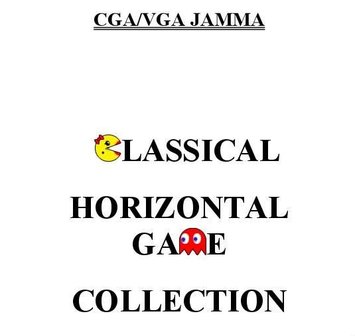 19-en-1 Arcade Classics Jamma Game PCB horizontal avec sauvegarde de haut score