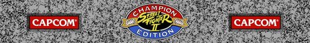Arcade Bartop Vinyl Stickerset &#039;Street Fighter II Champion Edition&#039; 