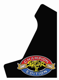 Arcade Bartop Vinyl Stickerset &#039;Street Fighter II Champion Edition&#039; 