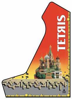  Arcade Bartop Vinyl Sticker Set &#039;Tetris&#039;