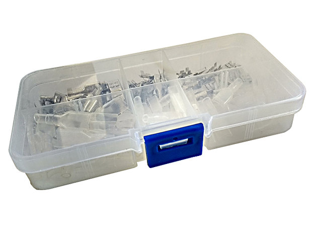  270-teilige Kabelschuhe für Männer / Frauen in handlicher Aufbewahrungsbox 2,8 mm / 4,8 mm / 6,4 mm