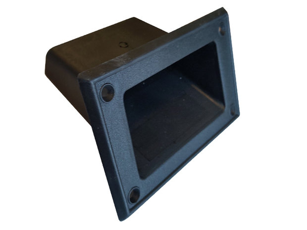 Recessed Plastic Lifting Handle / Box Handle Black
