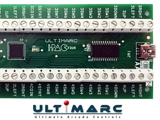  Interface USB d'encodeur clavier Ultimarc I-PAC 4