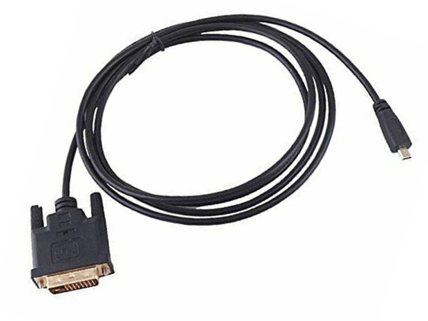 Micro HDMI zu DVI 24 + 1Pin Adapterkabel, 1m Raspberry Pi4 