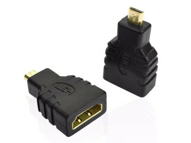  HDMI (female) to Micro HDMI (male) Adapter Plug
