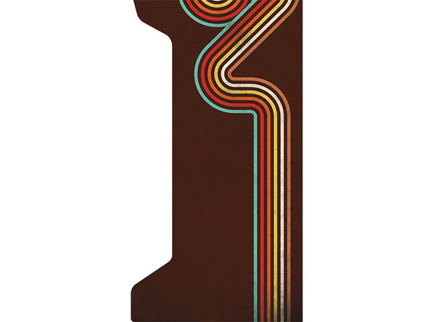 Arcade Bartop + Frame Vinyl Sticker set 'Arcade Classics' Design