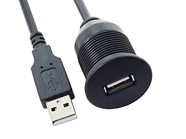  USB 2.0 Extension Feed-Through Module 1m