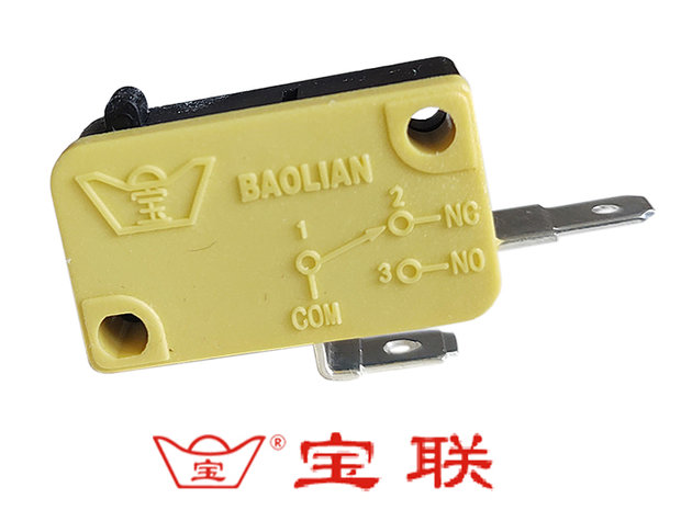 Baolian Game Switch 150gr. Heavy Duty Microswitch, N.O. 3A 125/250VAC  
