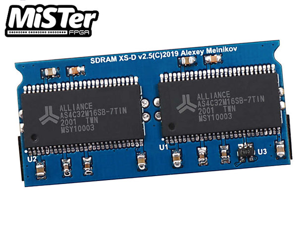 MiSTer XS-D DRAM V2.5 128MB voor Terasic DE-10 Nano board