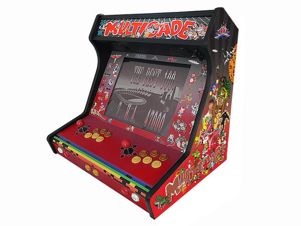 Bartop Multicade Red Premium WBE avec système de jeu multiplateforme