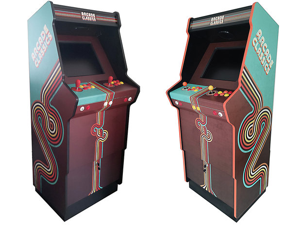 2-Player 'Arcade Classics' Royal Video Compact Upright Arcade Cabinet