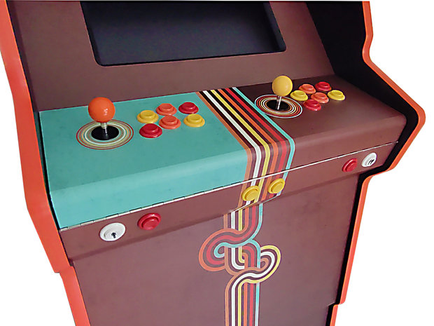 Cabinet d'arcade vertical 'Arcade Classics' Royal Video Compact à 2 joueurs
