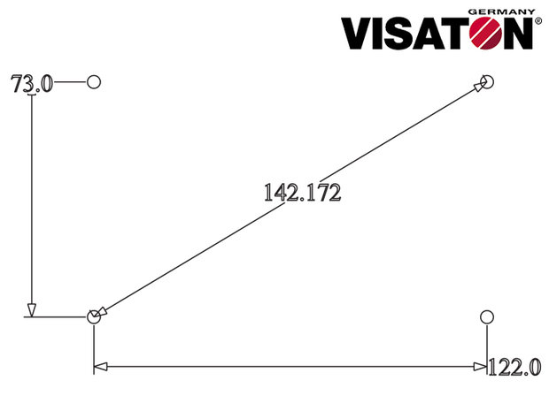  Visaton Retro Style Lautsprechergitter für ovale 4x6 "- und Round 4" -Lautsprecher