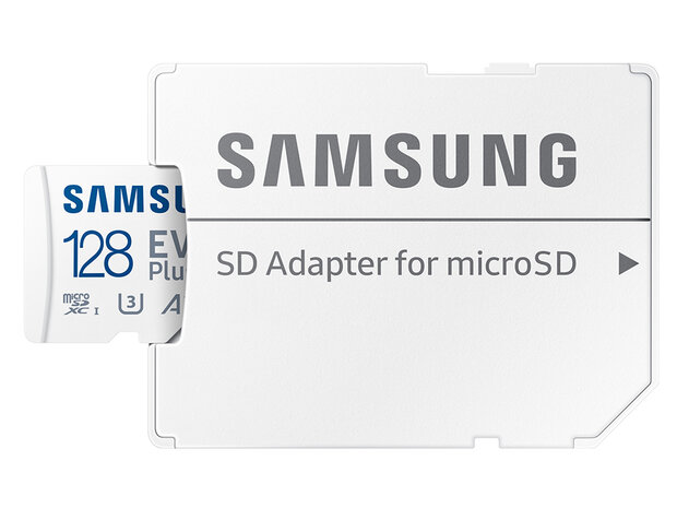 Samsung EVO PLUS 128GB Micro SD kaart (versie 2023)