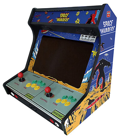 Premium WBE Arcade Bartop Cabinet 'Space Invaders' 