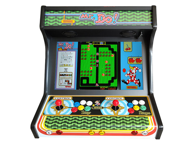 Premium WBE Arcade Bartop 'Universal Mr. Do' mit Multi-Plattform-Gaming-System