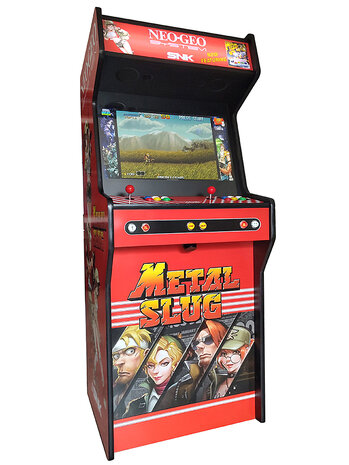 Meuble arcade vertical personnalisé Almighty 'NEO-GEO / Metal Slug' à 2 joueurs 