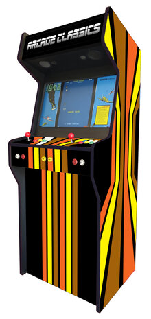 2-Player Almighty Upright Arcadekast 'Arcade Classics Design Series' Met Eigen Kleurkeuze!