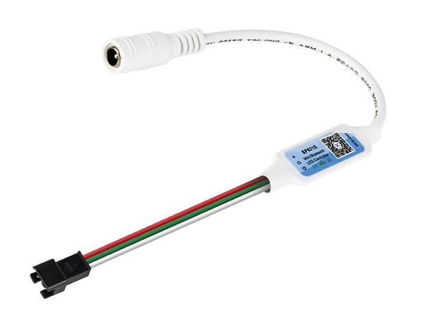 In-Line Bluetooth WS2812 ARGB Led Strip Controller mit App-Steuerung  