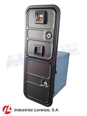 IL Industrielle Qualität Metall oben/unten Tür Münzautomat Einbaugeldkassette