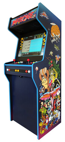 2-Player Almighty 'Multicade Deep Blue' Upright Arcade Cabinet 
