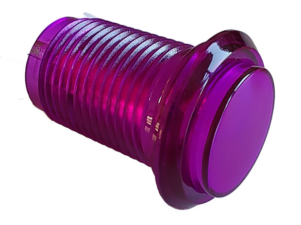 HQ Transparent Led Arcade Push Button Purple