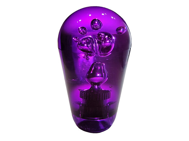 Transparent Big Bubble Battop Joystick Lever Purple