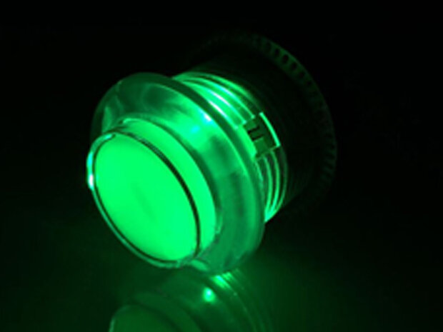 Super Silent 5V Gold-Leaf Led Arcade Drukknop Groen