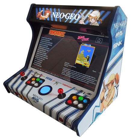 Premium UWBE NEO-GEO 2-player Arcade Bartop Cabinet