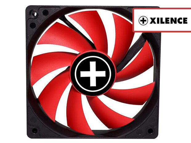 Xilence XPF120.R Performance 12V Brushless PC Case Fan 120x120x25mm, Molex + 3-pin, 22dB  