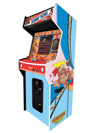 2-Player Almighty 'Donkey Kong' Remastered Custom Upright Arcadekast TKG4 Blauw
