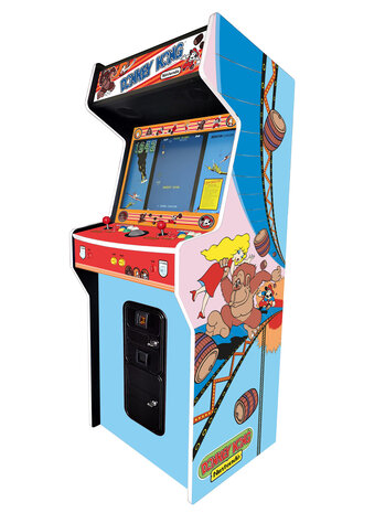 2-Player Almighty 'Donkey Kong' Remastered Custom Upright Arcadekast TKG4 Blauw