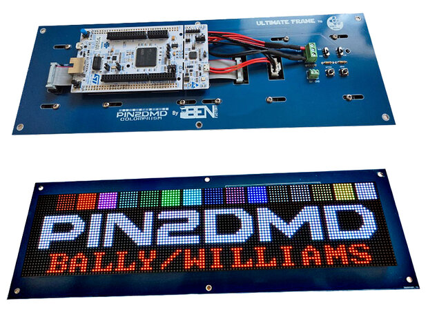 Complete Pin2DMD RGB Dot Matrix Display Module 320x80mm P2.5 128x64p
