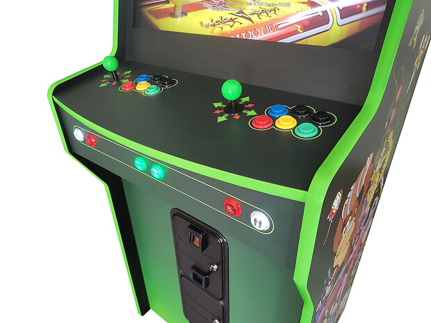 2-Player Almighty 'Multicade Groen' Custom Upright Arcadekast