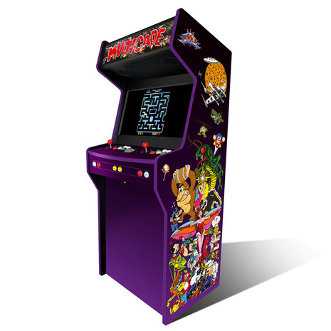 Custom 2-Player Premium Almighty Upright Arcade Cabinet 'Multicade' Color Edition