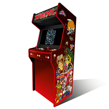 Custom 2-Player Premium Almighty Upright Arcade Cabinet 'Multicade' Color Edition