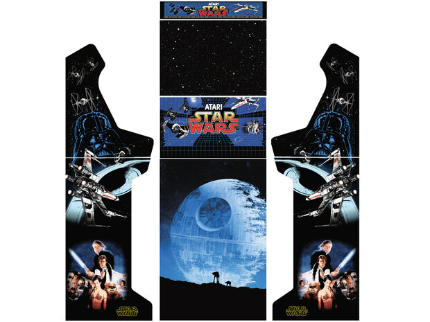 Arcade Bartop + Onderstel Vinyl Stickerset 'Star Wars'  