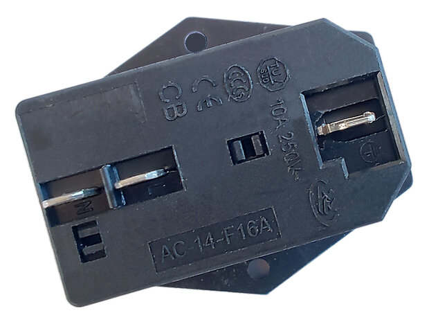Fused-C14-Power-Cord-Socket-with-Illuminated-On/Off-Switch-and-Integrated-Jumpers-(IEC320 250V/10A max)