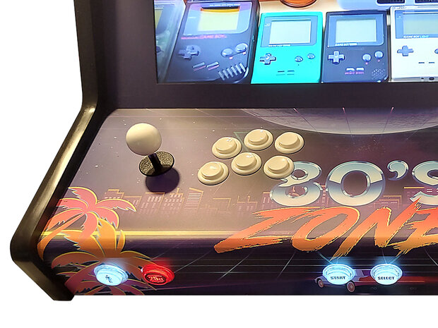 Premium Custom 'Time Machine' UWBE 2-player Arcade Bartop Cabinet 