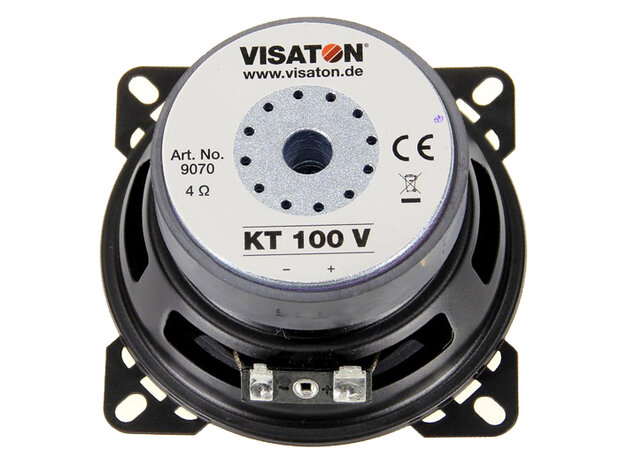 Visaton KT 100V 10cm Woofer 4Ω, 25W, 32-9500 Hz, 80 dB