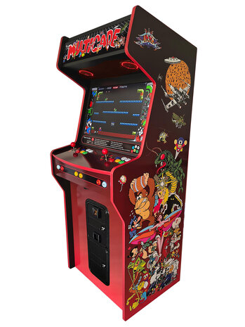 2-Player Almighty Arcadekast Multicade Rood 